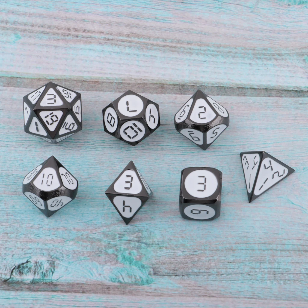 7 упаковок многогранные кости Подземелья и Драконы DND RPG MTG настольные игры кости