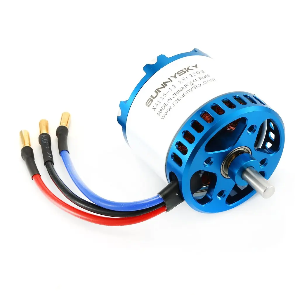 SUNNYSKY X4125 250KV/420KV/515KV бесщеточный двигатель для неподвижного крыла 3D RC Дрон Вертолет Самолет Запчасти Аксессуары