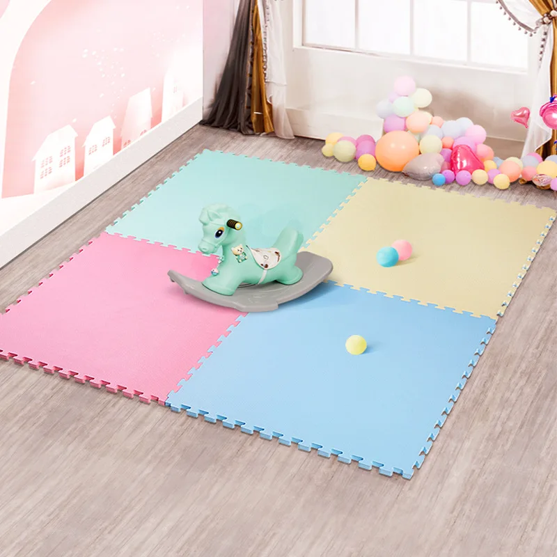 

Naughty Fort Macarons EVA Foam Floor Mats 100*100 Kindergarten Amusement Park Early Education Center Jigsaw Puzzle Joint Pad