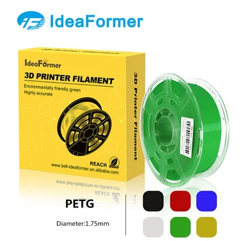 

Ideaformer 3D Printer Filament PETG 1.75mm 1KG 3D Filament Consumables Low Shrinking Good Toughness