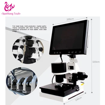 

Color LCD digital video screen detection instrument biological capillaroscope observation machine with CE