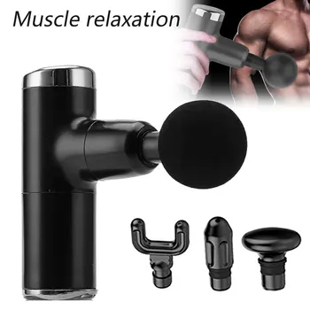 

Mini Electric Massage Gun Deep Muscle Body Fascial Massager Gun Tissue Percussion Small Fitness Equipment Acid Relief Pain Relax