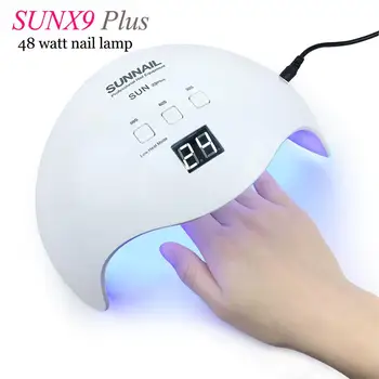 

SUNUV X9Plus Lamp For Manicure UV Lamp LED Nail Lamp ICE Lamp Gel Polish Curing Lamp with Bottom Timer LCD Display