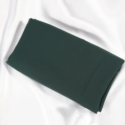 Blackish green Новинка! женский шарф из шифона с цветочной вышивкой. Шарф-хиджаб, повязка на голову. Женский мусульманский шарф-хиджаб - Цвет: Blackish green