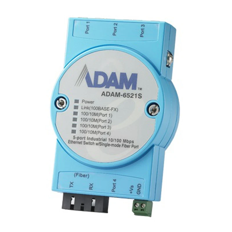 

New Original Spot Photo For ADAM-6521S With 4 100Mbps Ethernet and 1 Single-Mode Fiber