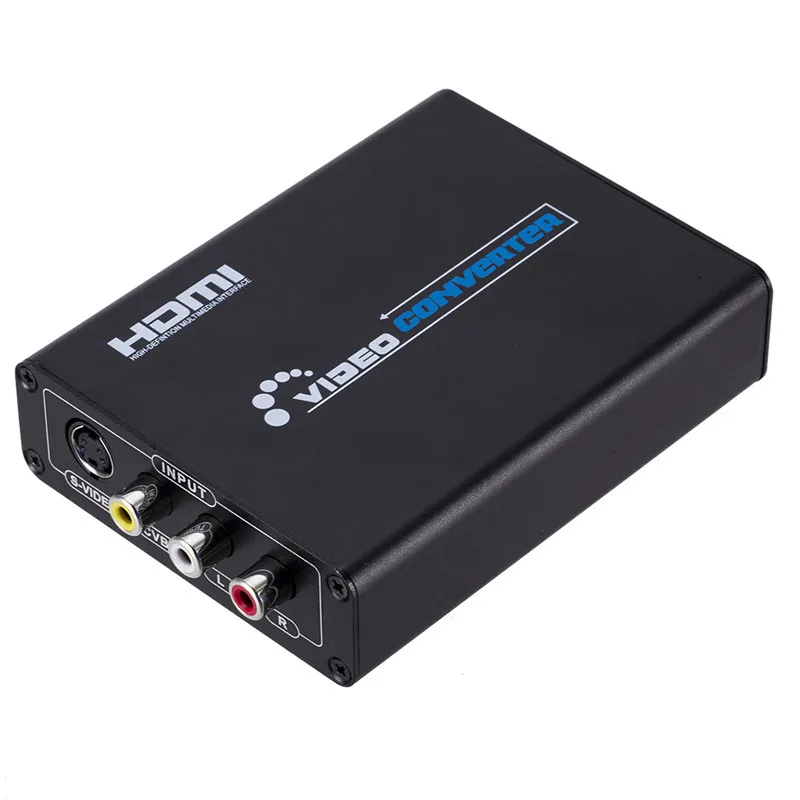 

AV + S-VIDEO to hdmi av to HDMI Video Turn High-definition Connected Television Projector High-definition