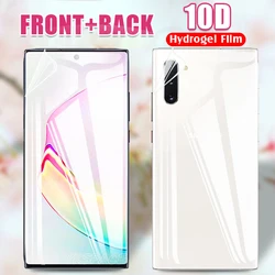 Premium Clear Soft Hydrogel Screen Protector Set - Front and Back Coverage (3-Pack) for 2 Front and 1 Back (S21 Ultra)