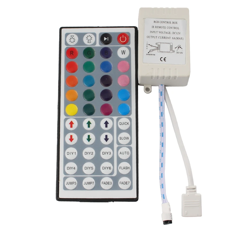 DC 12V LED RGB LED Strip SMD 2835 5050 Controller for Flexible SMD 5050 2835 RGB LED Strip Lights 44keys IR Remote Controller