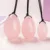 100% Чистый Натуральный Розовый Кварц Yoni Egg Set Kegel Exerciser Balls Vginal Balls Muscle Jade Eggs Massager Ball Вагинальное затягивание