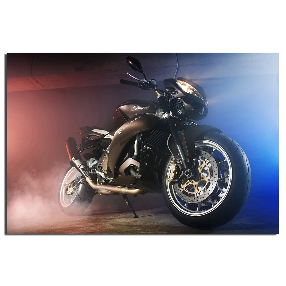 

Aprilia Super плакат с велосипедом настенные картины, печать для гостиной, домашний декор, холст без рамы