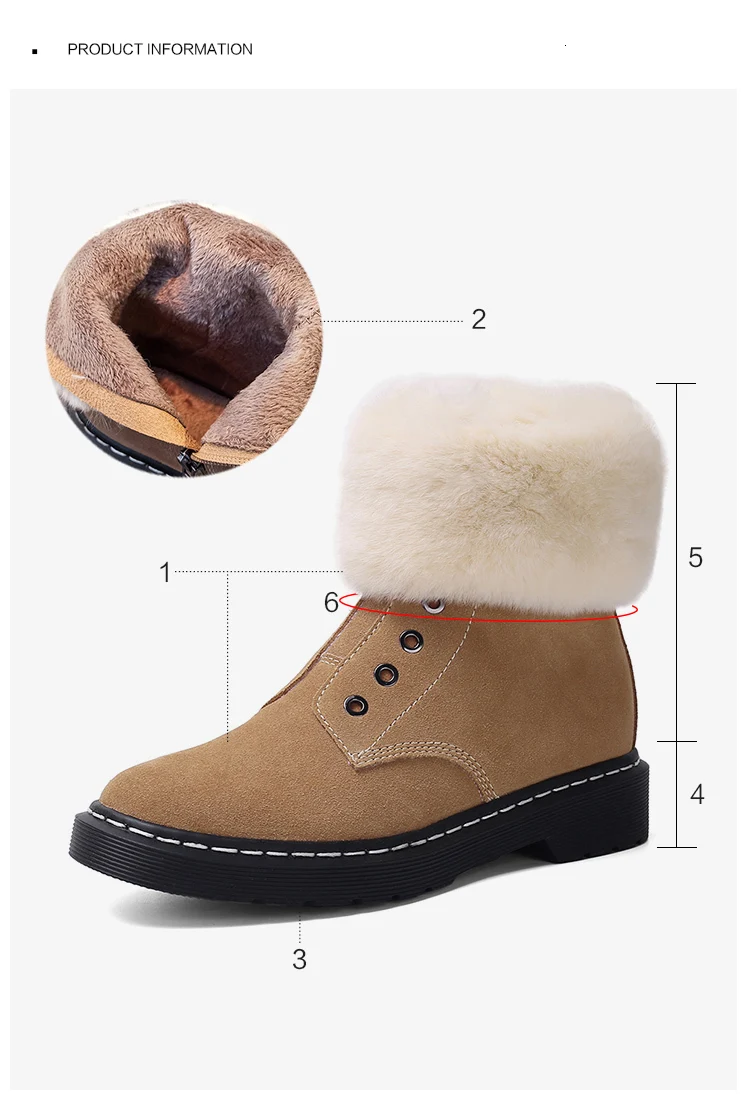 Donna-in/повседневные замшевые зимние ботинки; женские зимние ботинки на платформе с натуральным мехом, плюшем, на молнии, на среднем каблуке; Качественная модная обувь