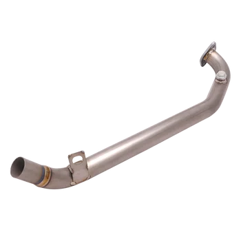 Escape Motorcycle Exhaust Front Link Pipe Head Connect Tube Titanium Alloy Exhaust System For Kymco KRV180 All Years