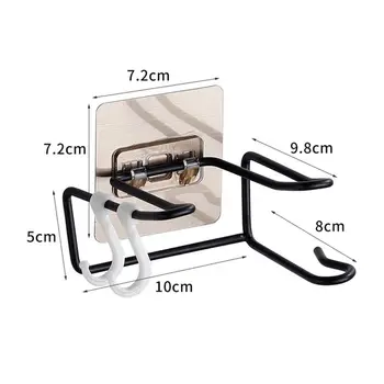 Billige Wand Montiert Haar Trockner Lagerung Organizer Rack Halter Aufhänger Mit Im Badezimmer H3CF