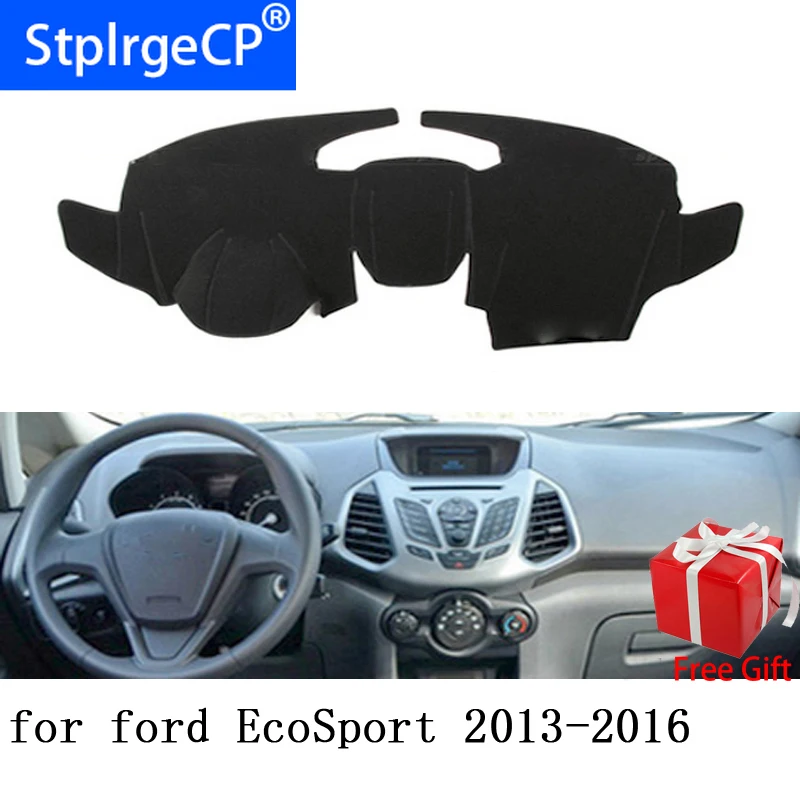 Для Ford ecosport 2013 2014 215 2016 2017 Стайлинг автомобиля коврик для приборной панели