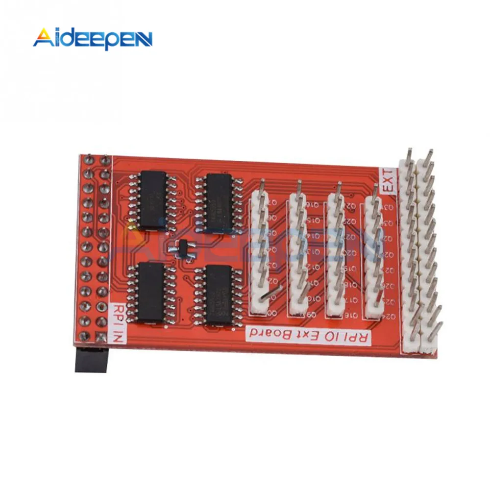 32 GPIO модуль расширения 8-битный Вход& Выход ввода-вывода Расширение адаптер модуль для Raspberry Pi IO Расширение адаптер 74HC595 чип