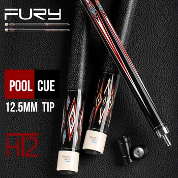 

FURY DD-1/3 Pool Cue 12.5mm Tiger Tip HT2 Maple Shaft XTC Ferrule Quick Joint Paint Grip Billiards Handmade Lrish Line Stick Kit