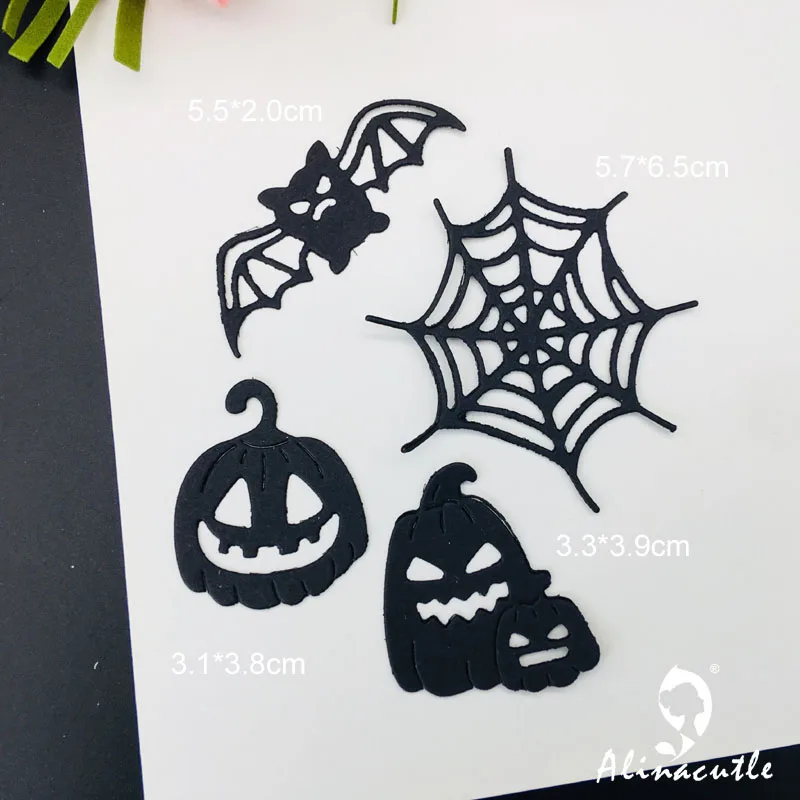 

Die Cut Metal Cutting Die Spider Pumpkin Halloween Scrapbooking Paper craft album Handmade Card Stencil Cutter Punch art cutter