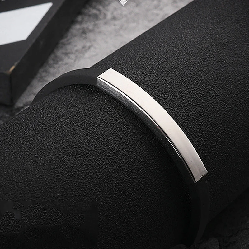 Stainless Steel Bracelet Metal Bracelet Men Women Wristband