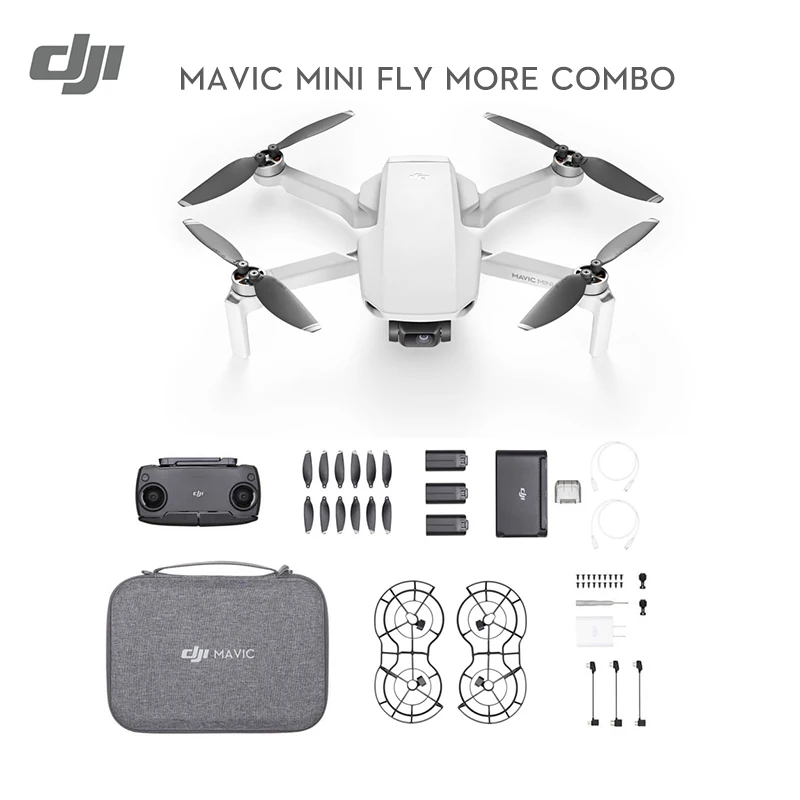 DJI Mavic мини Дрон с камерой 2,7 k MT1SS5 время полета 30 минут - Цвет: Fly more combo