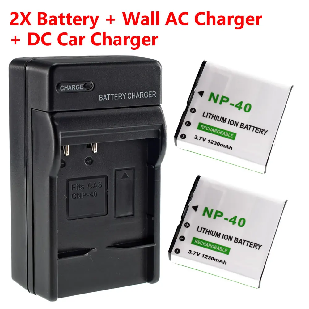 Battery 1230mAh Replacement for Rollei Movieline SD50
