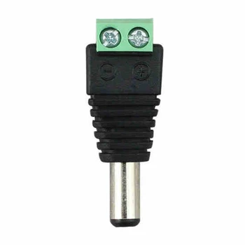 

Jiguoor 5.5*2.1mm DC Power Male Female Plug Jack Adapter Connector for CCTV LED 5050 3528 5630 Strip Light Lamp Converter