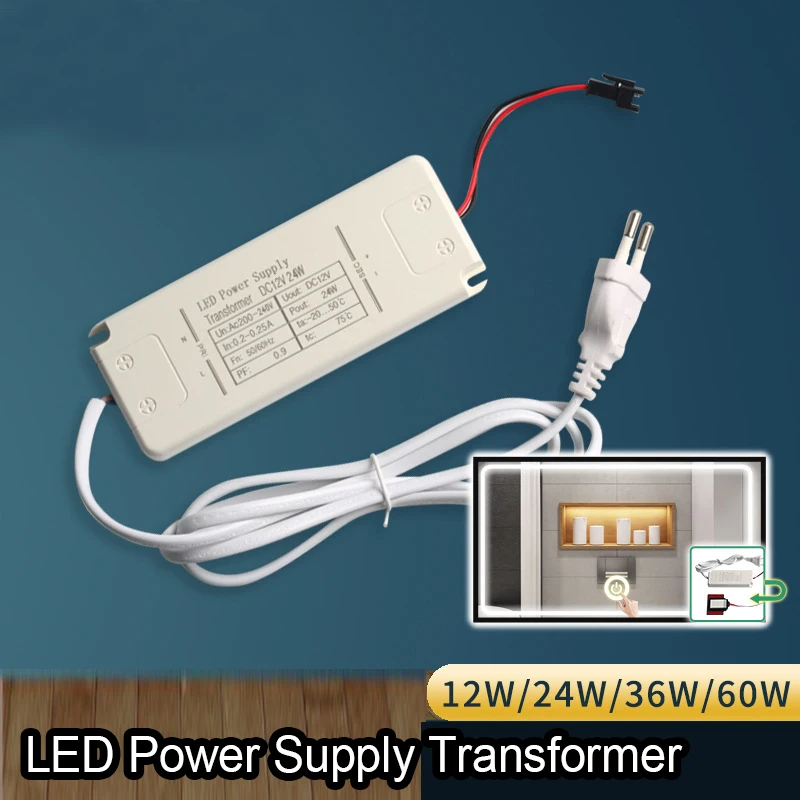 Trasformatore Alimentatore 24W CV 12V 2A Con Spina UE Da Presa Casa