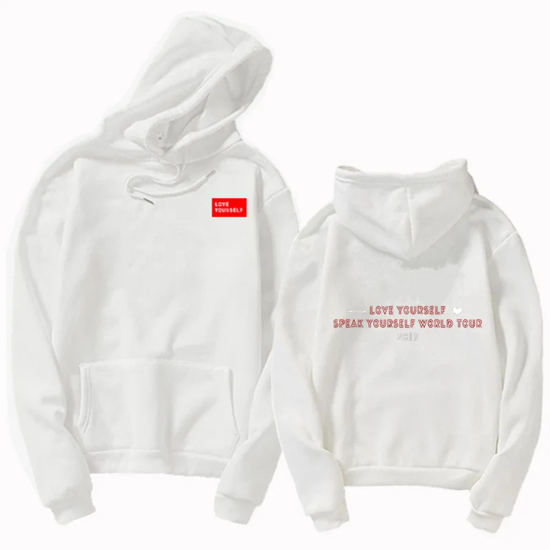 kPOP hoody6 Bangtan Boys love yourself Talk yourself world tour толстовки и свитшоты Женская одежда с круглым вырезом K-pop хип-хоп толстовка - Цвет: kPOP hoody6