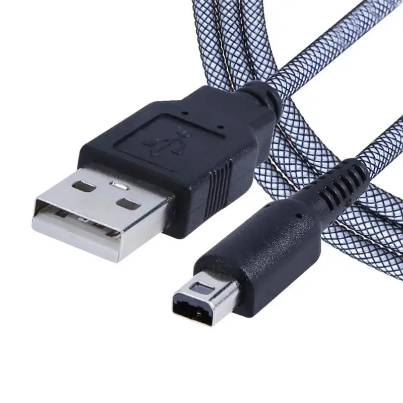 

2 in 1 Sync Data Charging USB Power Cable Cord Line Wire Charger for Nintendo NDSI NEW 3DSXL 2DSLL 3DS 1.5m