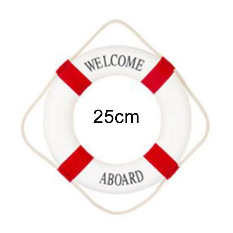 

Mediterranean Ornament Life Buoy Foam Crafts Nautical Wall Foam Ring DIY Welcome Wall Door Party Holiday Decorations