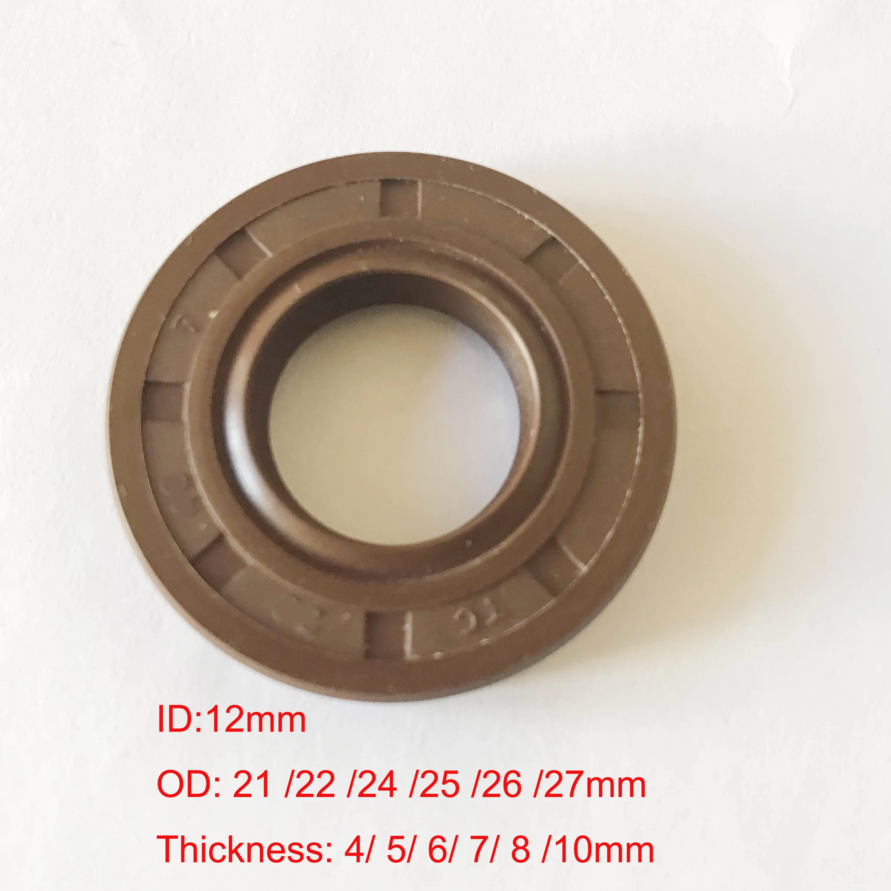 

FKM резиновый TC Скелет двойная губная масляная прокладка, 12x20x 5/7 12x21x 4/5 12x22x 5/6/7/8 12x24x 5/7/8 12x25x 5/7/10 12x26x7 12x27x7 мм