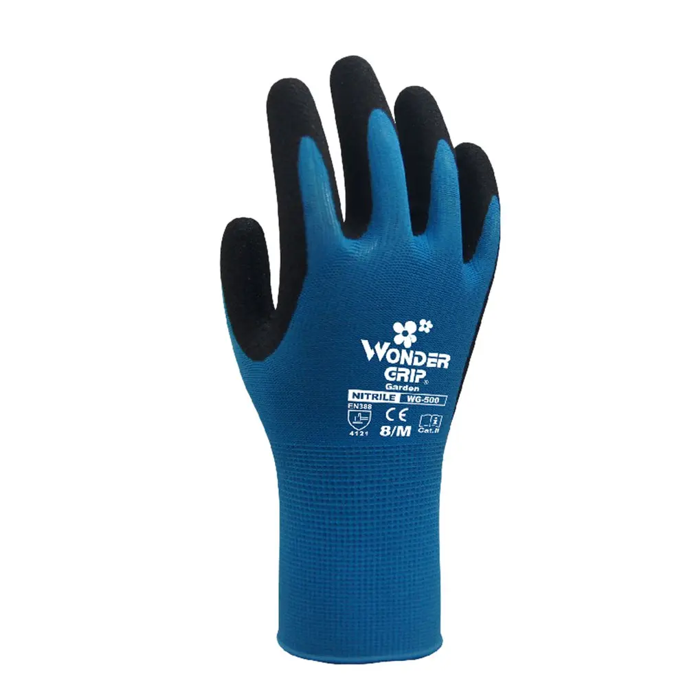 Children Garden Safety Glove Nylon Nitrile Sandy Coated Labor Glove WG-500G