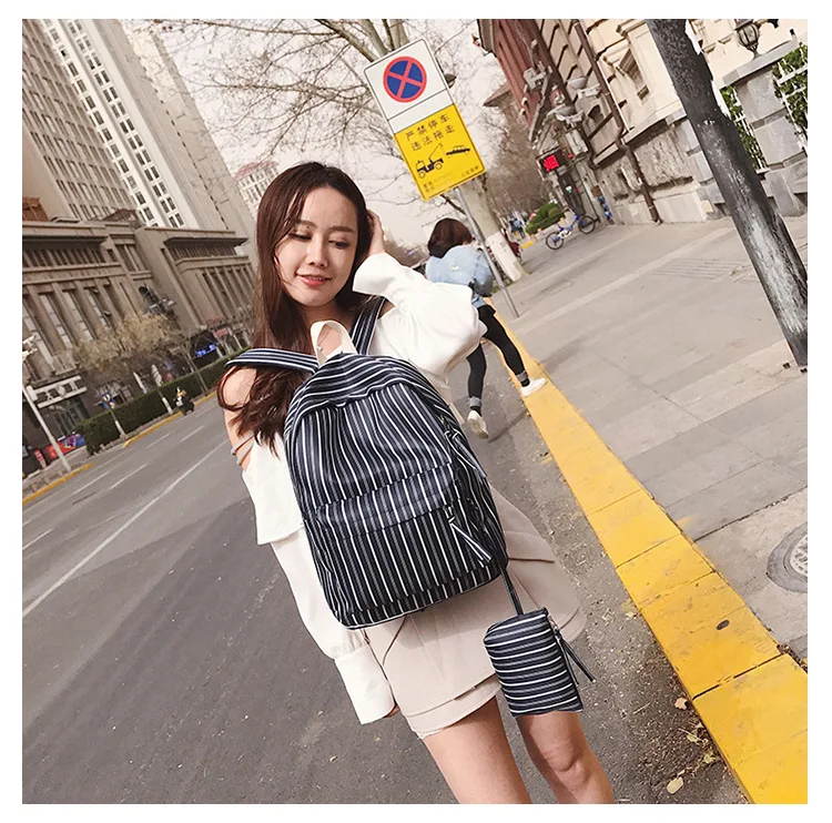 Рюкзак ulzzang стиль корейско-Стиль из плотной ткани в клетку Hipster школьный рюкзак для использования на природе