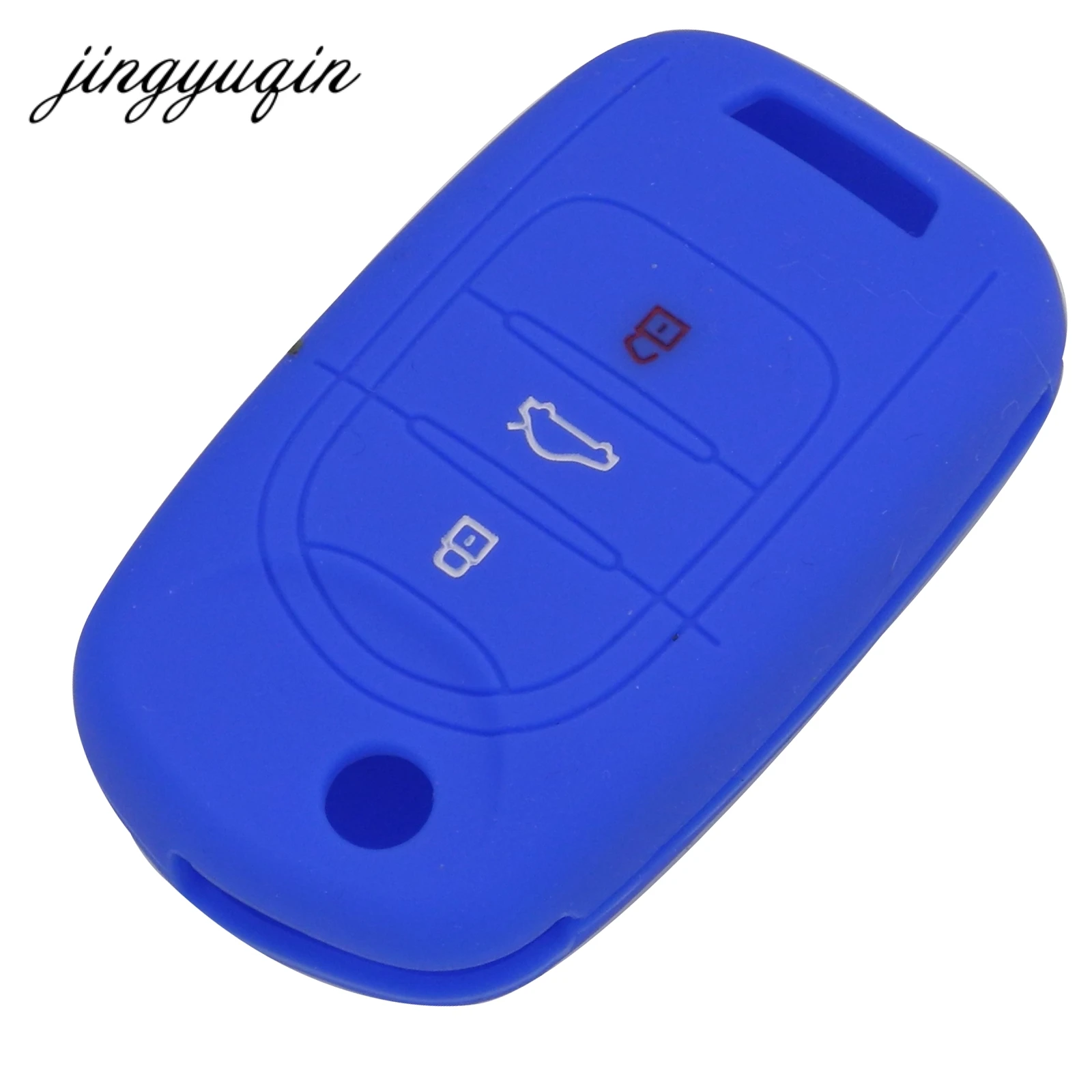 Jingyuqin 30 шт./лот 3 кнопки для SGMW Wuling HongGuang S Макро свет S1 FOB авто ключ силиконовый чехол для ключей крышка