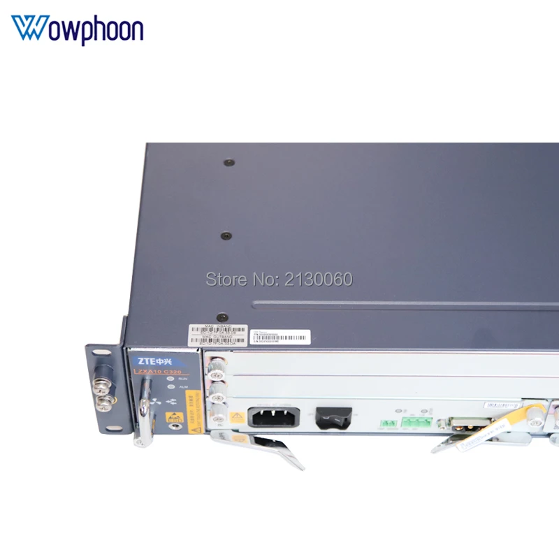 Оригинальный ZTE GPON EPON OLT C320 1 * SMXA + PRAM (1G AC DC) Оптический линейный терминал
