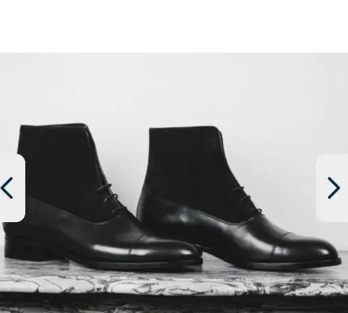 Men PU Leather Shoes Low Heel Casual Shoes Dress Shoes Brogue Shoes Spring Ankle Boots Vintage Classic Male Casual TV272