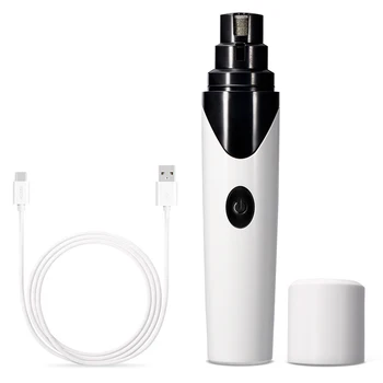 

USB Charging Dog Nail Grinders Professional Electric Dog Cat Nail Clippers Mute Painless Pet Paw Nail Grooming Tools