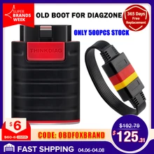 Thinkdiag obd2 scanner antigo versão de inicialização v1.23.004 apoio diagzone sistema completo para ferramentas carro ecu codificação pk easydiag x431 pro3