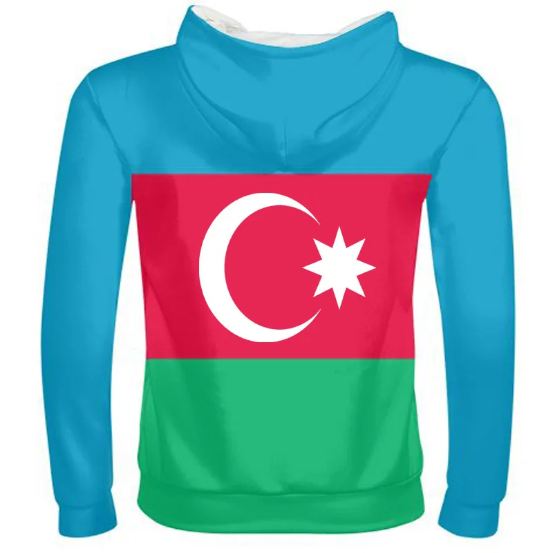 Мужская Молодежная футболка на заказ с изображением флага и цифрами, свитер на молнии в стране АЗ, одежда для мальчиков