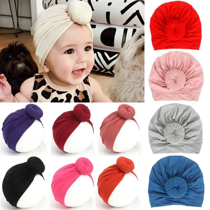 Beanie Hat Turban Baby-Accessories Winter Cap Hospital-Caps Toddler Newborn Baby-Girl