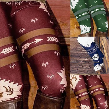 

Women Fashion Print Slim Casual Sports Leggings Pencil Pants