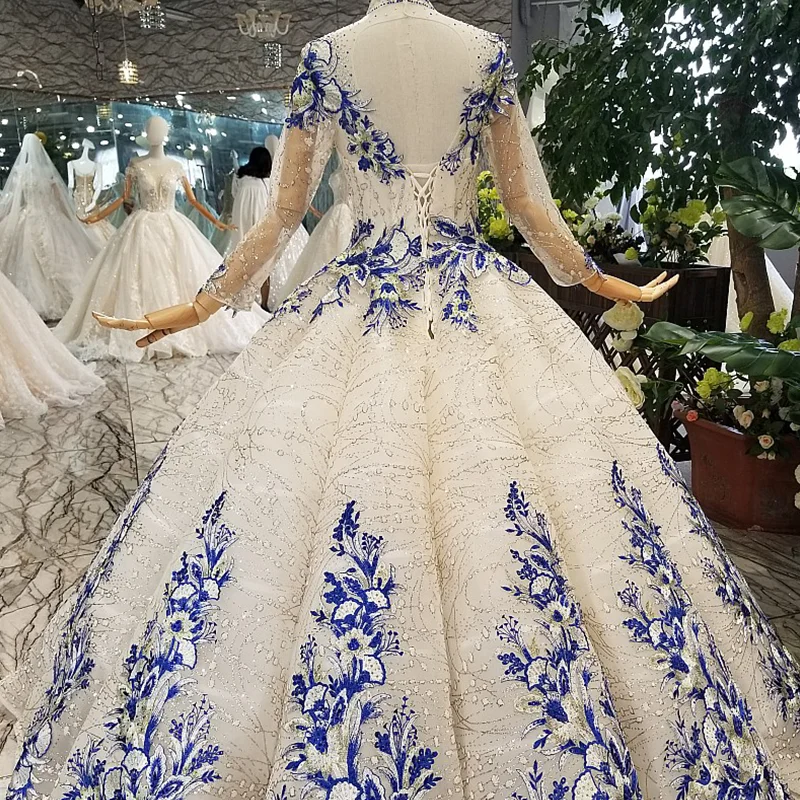LS314474 роскошное цветное мусульманское платье для женщин особых случаев с высоким