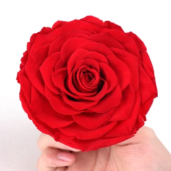 

Preserved Flower Immortal Rose 9-10CM Diameter Wedding Valentine'S Day Gift High Quality Eternal Life Flowers With Gift Box