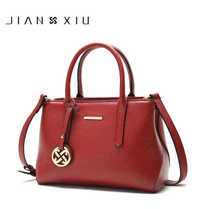 

Genuine JIANXIU New Handbag Leather Bag Head Layer Cowhide European and American Bag Single Shoulder Slant Span Free Shipping
