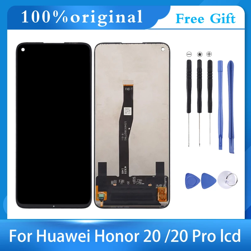 

6.26''Original For Huawei Honor 20 Honor20 LCD Display Touch Screen Digitizer Assembly Replacement For Huawei Nova 5T Nova5T LCD