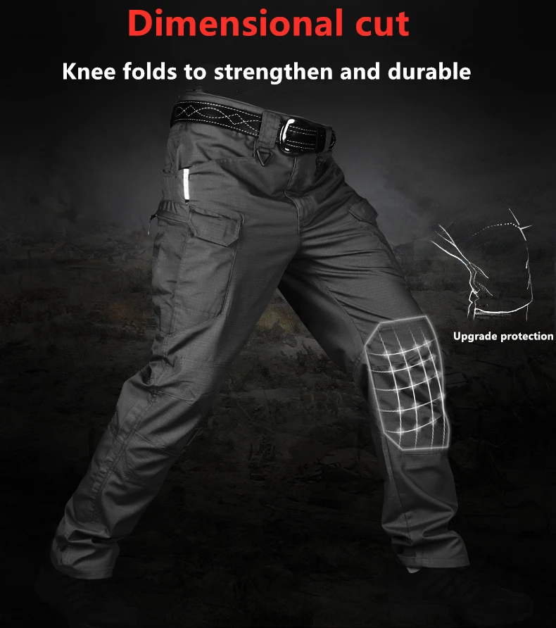 2019IX7 tactical pants men's trousers special forces army fan pants outdoor training pants autumn and winter hiking pants wear t