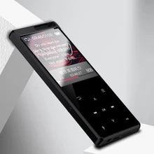 8/16G Bluetooth MP3 плеер 2,4 дюймов сенсорный экран HiFi портативный аудио Walkman с fm-радио электронная книга Диктофон MP3 музыкальный плеер
