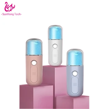 

Mini white nano mister machine electric mist sprayer facial steamer