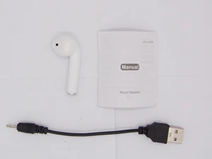 I7s tws Bluetooth наушники беспроводные наушники с микрофоном стерео наушники-вкладыши спортивная Гарнитура для наушники для телефона для iphone android - Цвет: one white