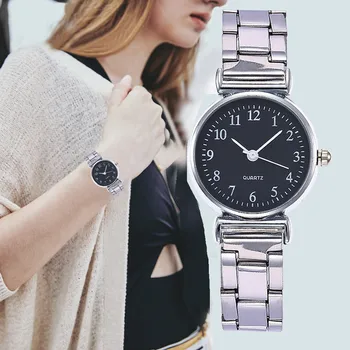 

2020 NEW Women Watches Simple Vintage Small Dial Wristwatches Stainless Steel Strap Outdoor Sports Wrist Clock Gift Montre Femme