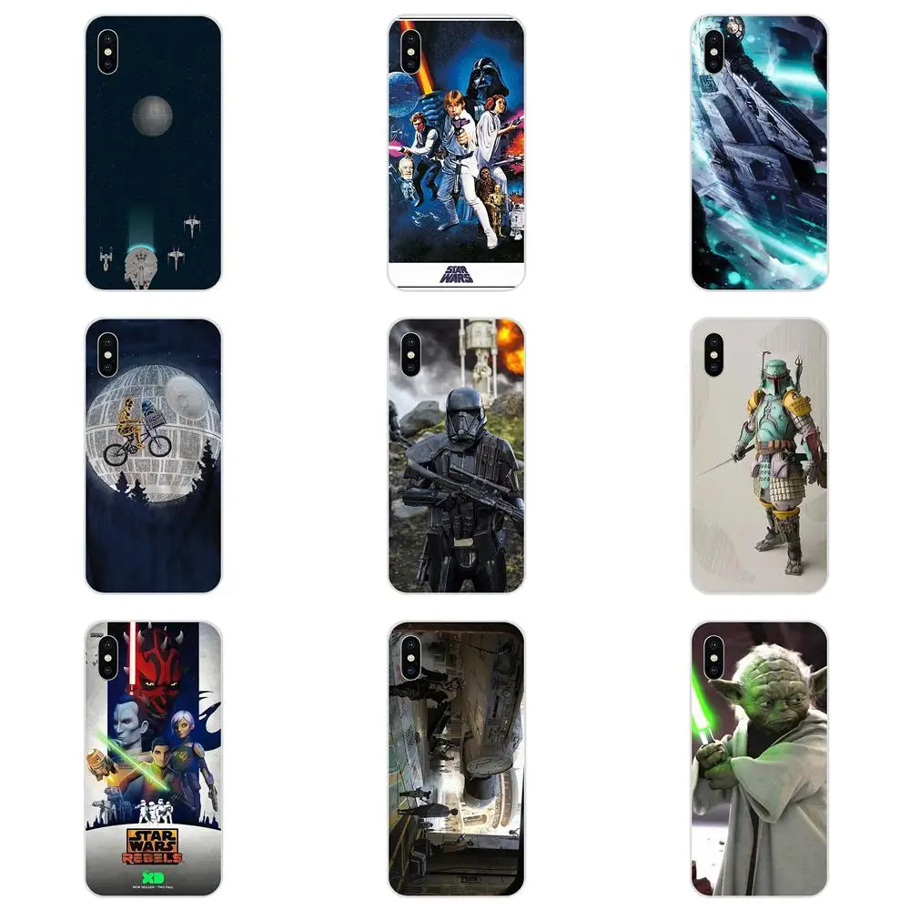 

For Xiaomi Redmi Mi 4 7A 9T K20 CC9 CC9e Note 7 9 Y3 SE Pro Prime Go Play Novelty Phone Case Cover New Star Wars